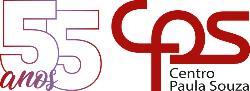 Logo Centro Paula Souza - 55 anos